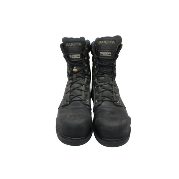 DAKOTA Men's 557 8" STCP HD3 Vibram Work Boots Black Size 12M - Picture 2 of 8